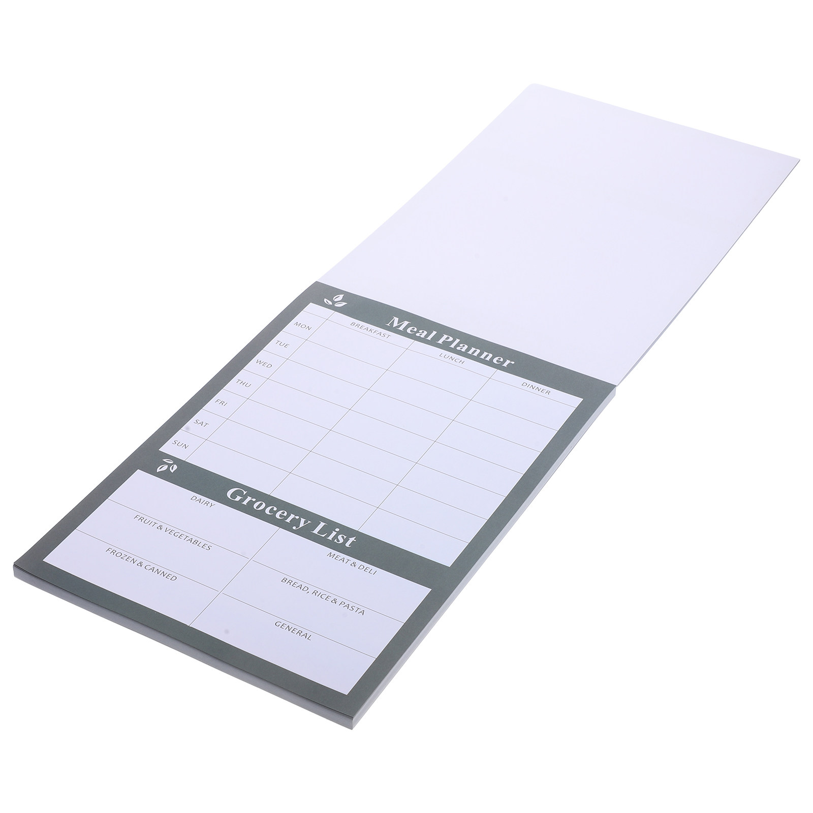 Nutrition Fitness Meals - Household Diet Tearable Notebook Planner Visual