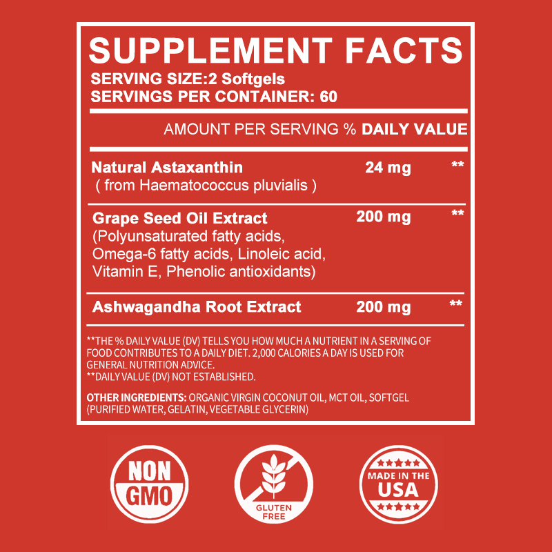 Astaxanthin Supplement with Gr - Mct Oil Coconut บทวิจารณ์และราคา