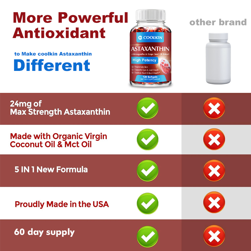 Astaxanthin Supplement with Gr - Mct Oil Coconut บทวิจารณ์และราคา