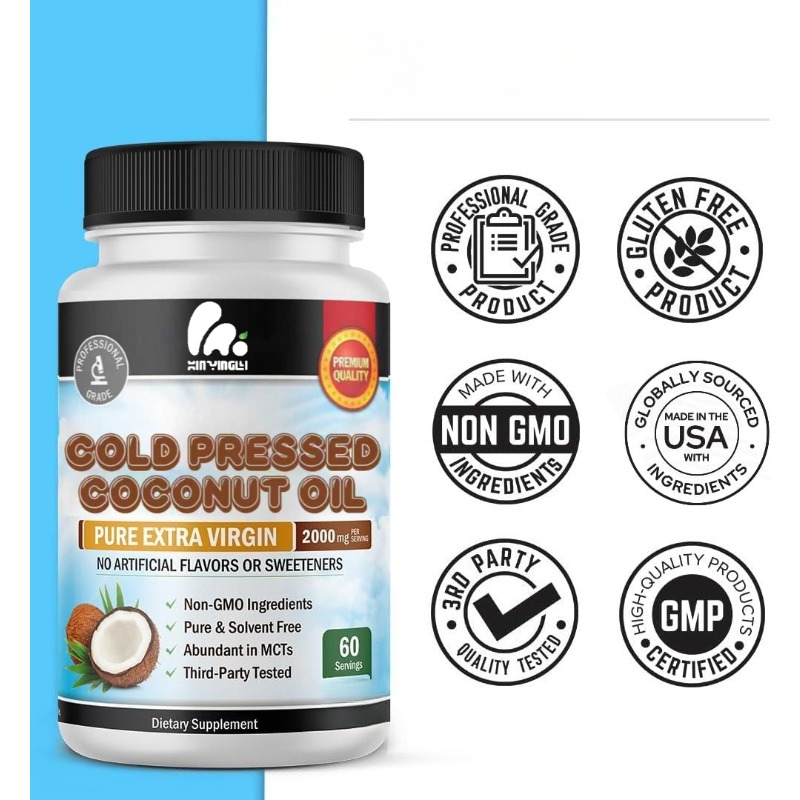 Coconut oil capsules 2000mg, r - Mct Oil Coconut บทวิจารณ์และราคา