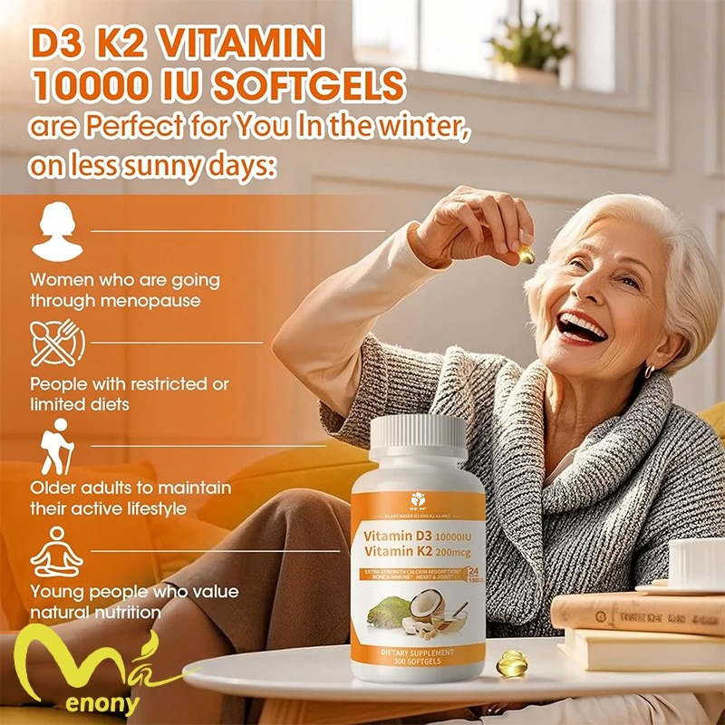 D3 K2 Vitamin 200 micrograms ( - Mct Oil Coconut บทวิจารณ์และราคา