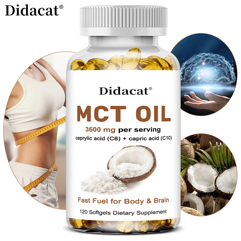 MCT Oil 3600 mg C8 C10 Capsule - Mct Oil Coconut บทวิจารณ์และราคา