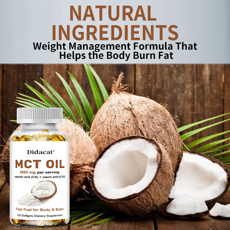 MCT Oil 3600 mg C8 C10 Capsule - Mct Oil Coconut บทวิจารณ์และราคา