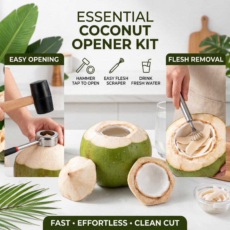 Stainless Steel Coconut Opener - Mct Oil Coconut บทวิจารณ์และราคา